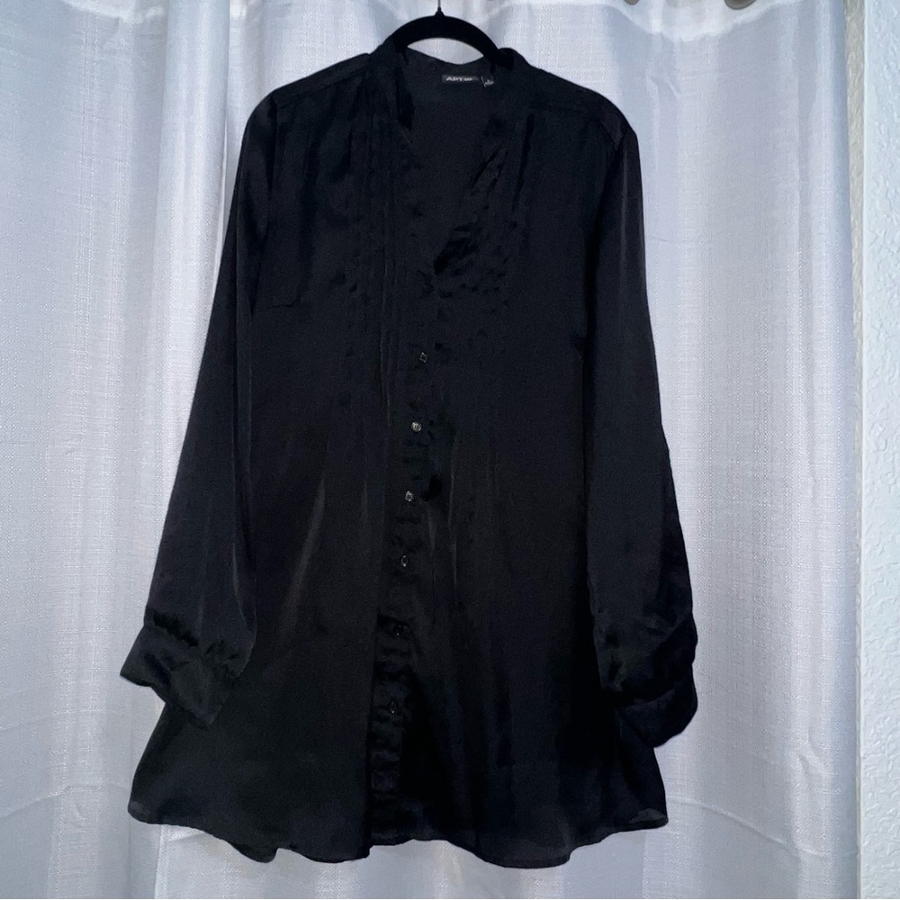 Black Buttoned Down Dress